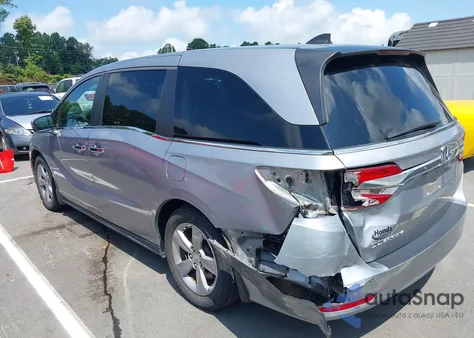 2018 Honda Odyssey Ex from USA, damaged, VIN 5FNRL6H53JB066563